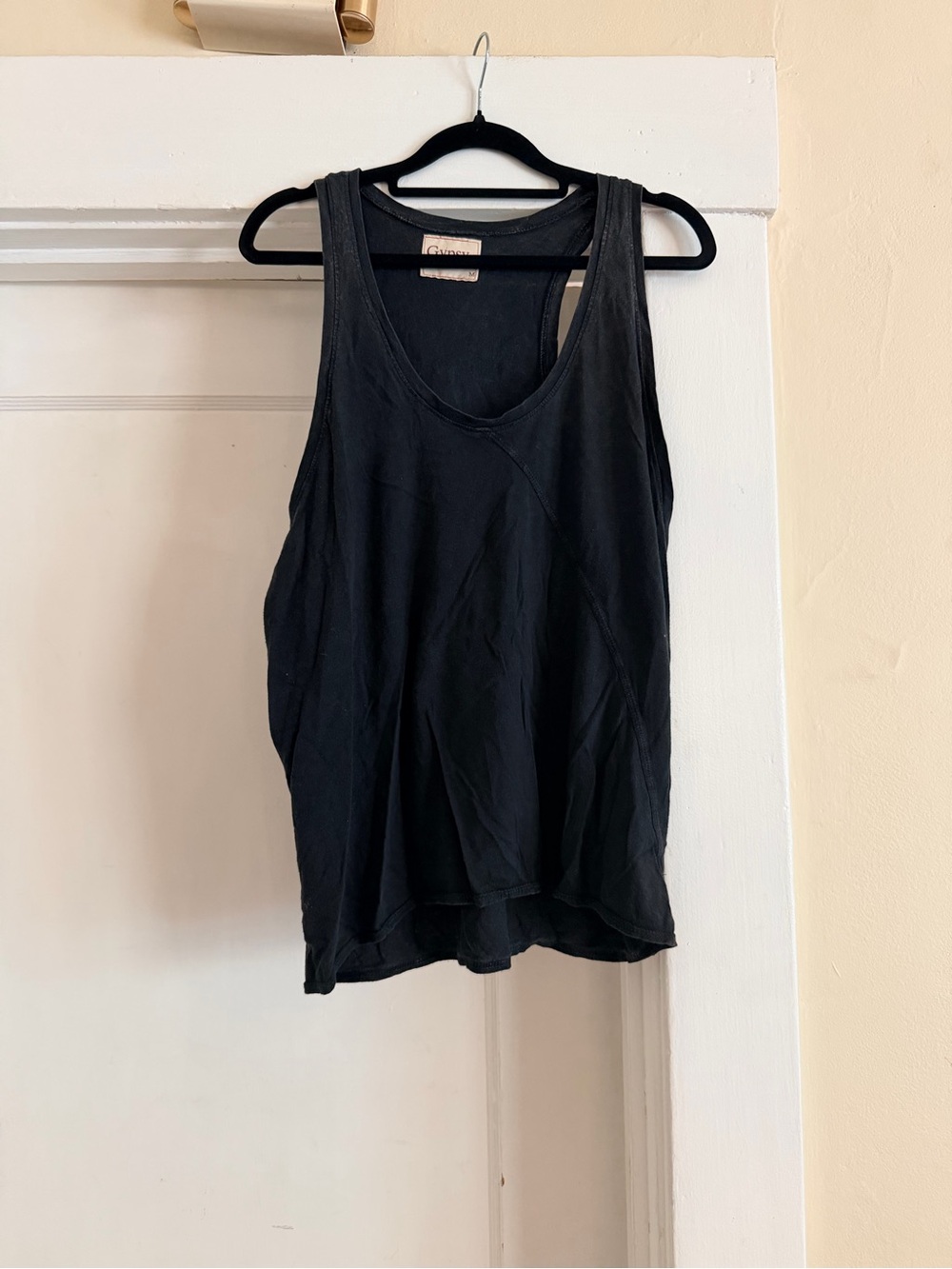 Gypsy 05 Black Scoop Neck Tank Top